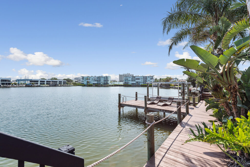 The Indian River Lagoon in Cocoa Beach, Florida. Views from Footprint by Lalonde in Cocoa Beach, Florida
